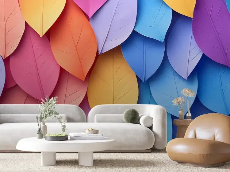 Chromatic Foliage Cascade - WallCreatives