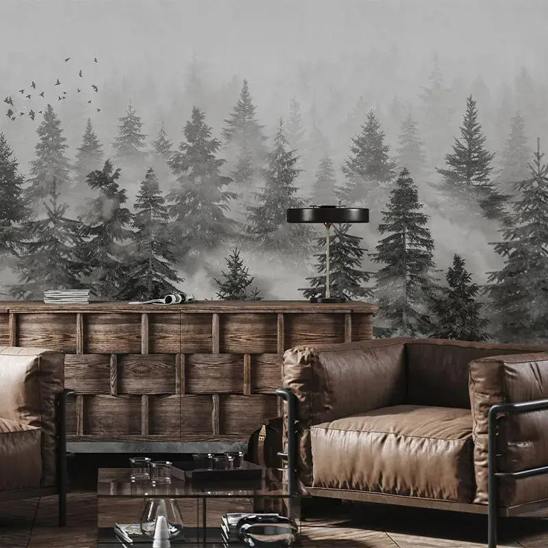 Rivian Forest Charcoal Wallpaper Vladila