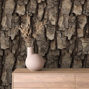 Deep Forest Bark Wallcovering - WallCreatives