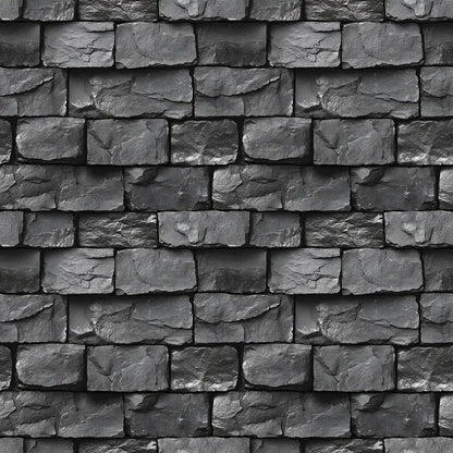 Midnight Slate Stacked Stone - WallCreatives