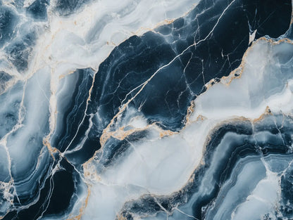 Midnight Ocean Kintsugi Mural - WallCreatives