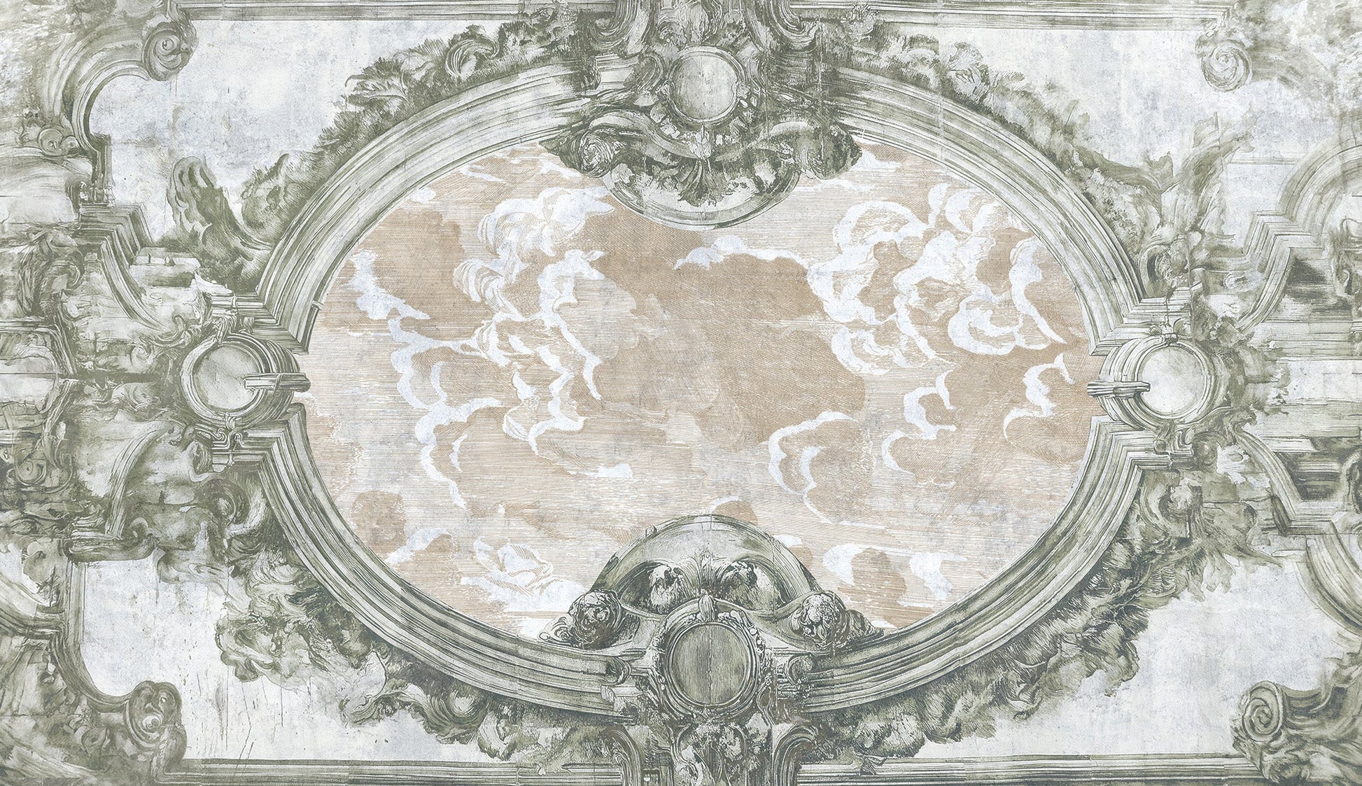 Tapet Porcelain Sky Cream WallCreatives