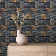 Volcanic Ash and Ember Stone - WallCreatives