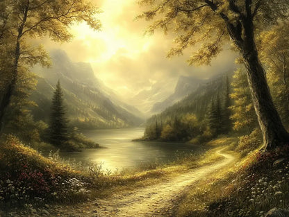 Path to the Golden Valley - WallCreatives