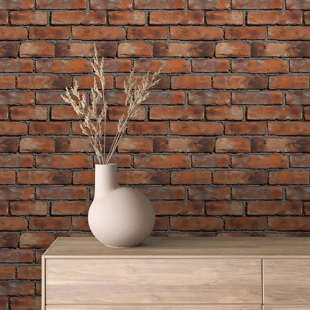 urban loft reclaimed brick wall - wallcreatives