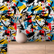 Urban Expressionist Splash Wallpaper - WallCreatives