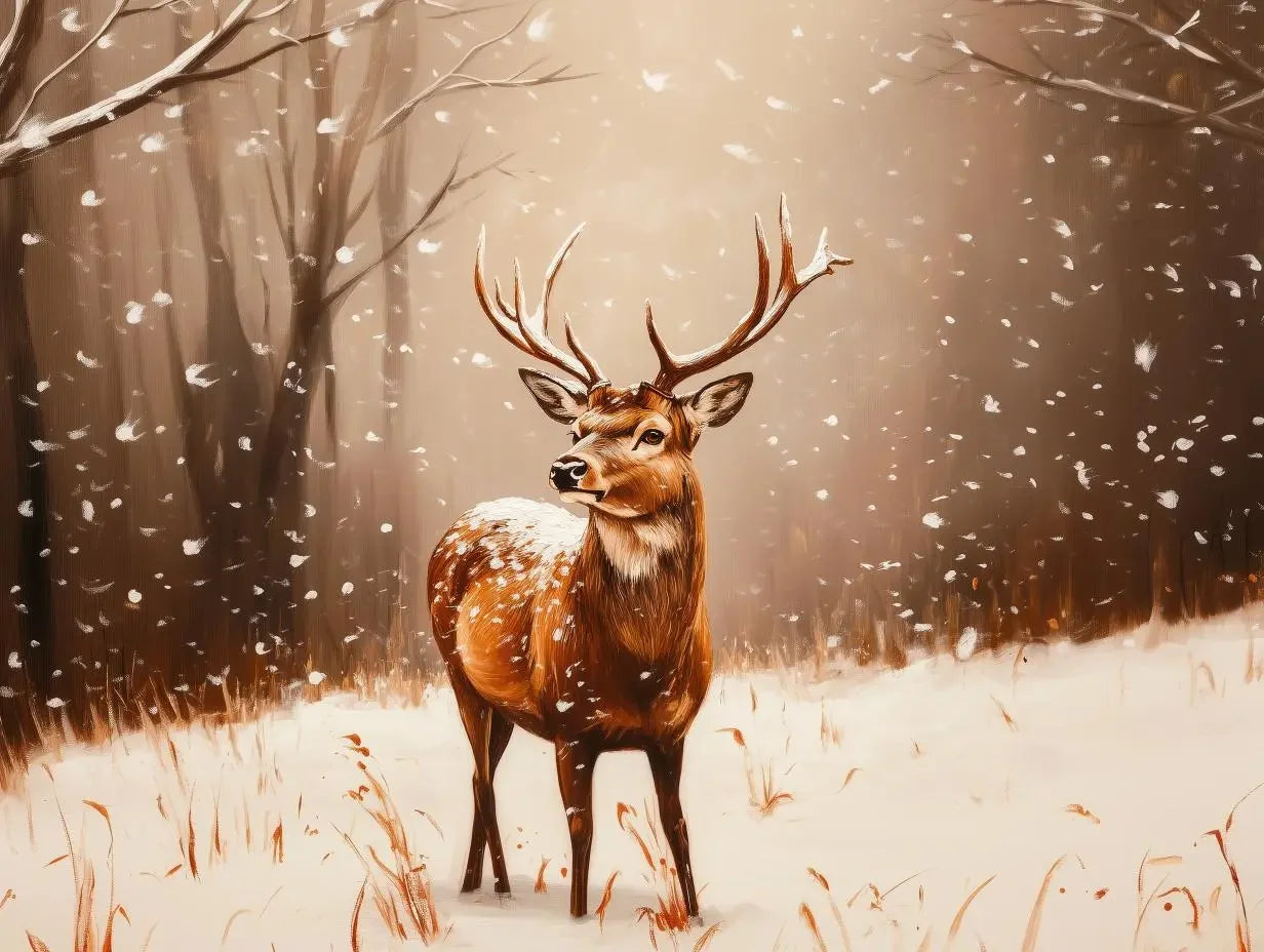 Serene Forest Monarch Mural - WallCreatives