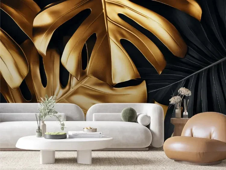 Gilded Jungle Nocturne - WallCreatives