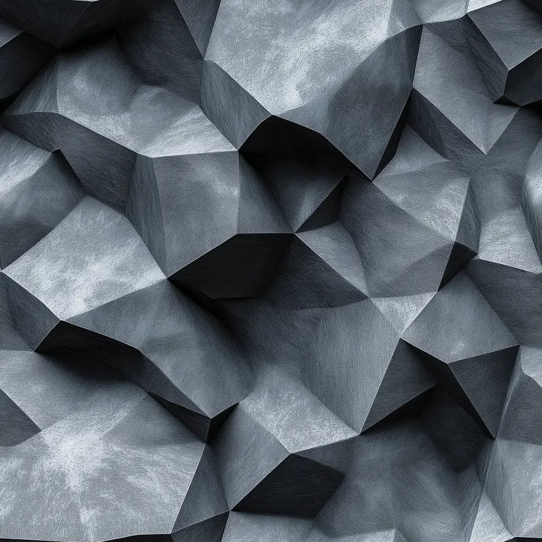 Shadowform Geometric Mural - WallCreatives