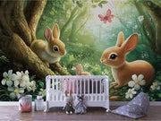 Whispering Woods Bunny Haven - WallCreatives