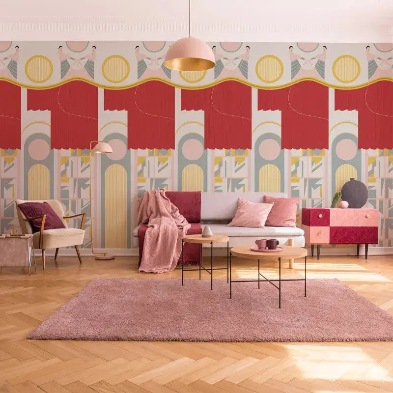 Academy Theatre Pink Wallpaper Vladila