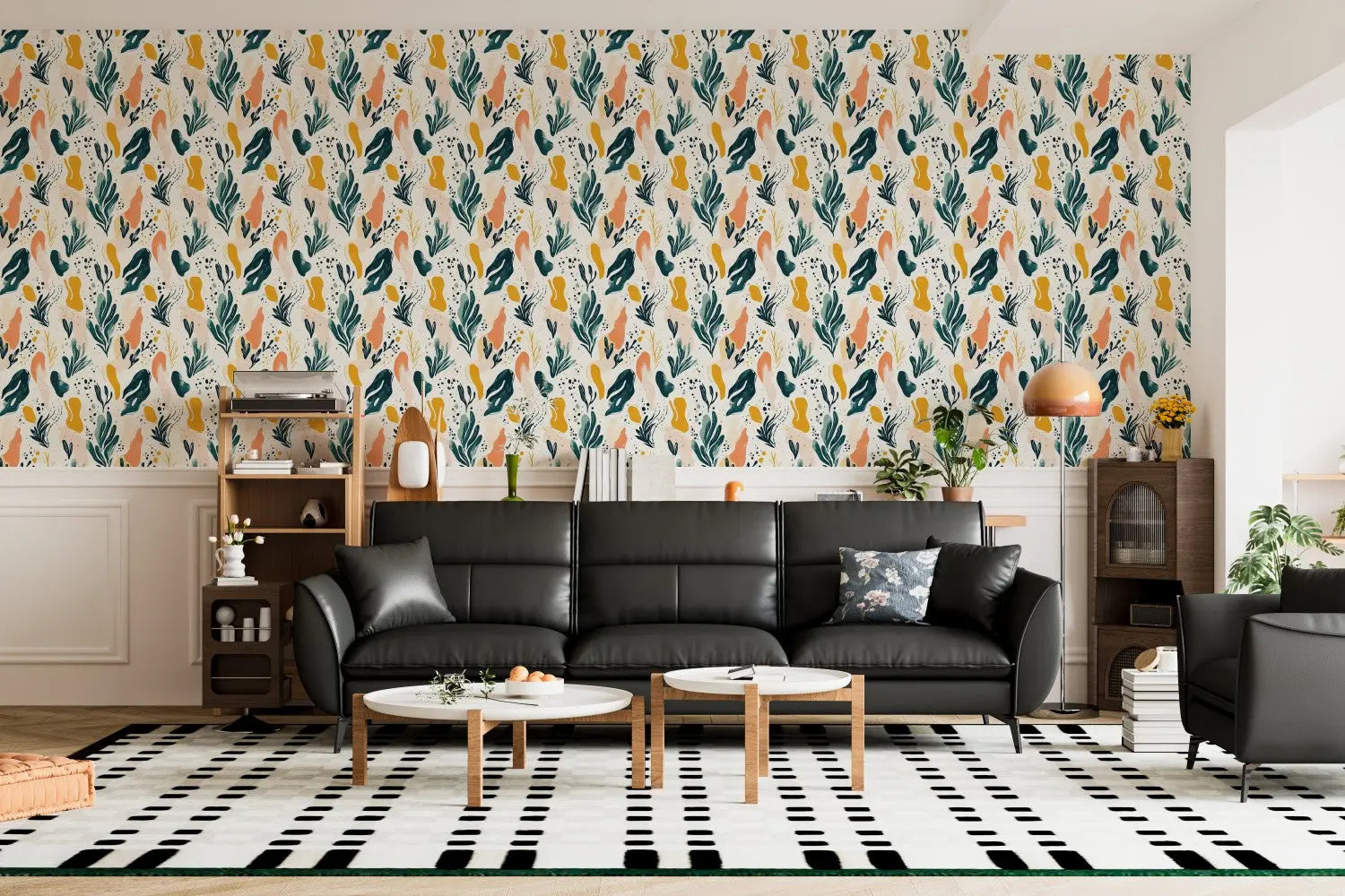 Terracotta Tidepool Abstract WallCreatives