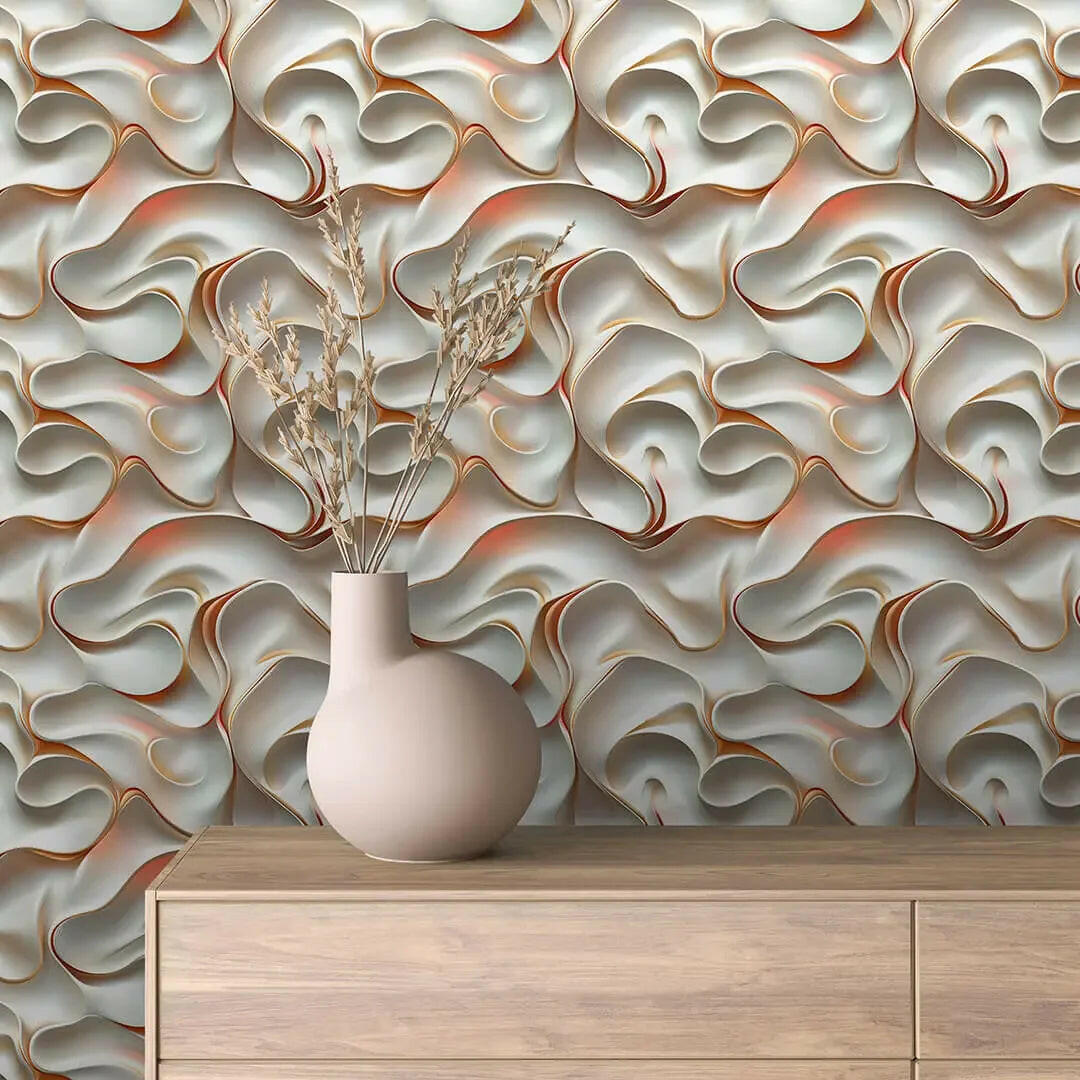 pearlescent ribbon weave - wallcreatives