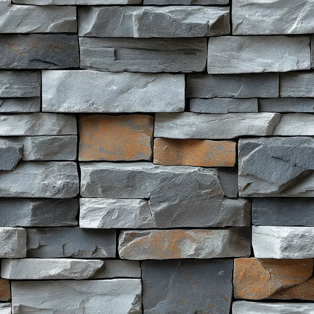 Charcoal Canyon Stacked Stone - WallCreatives