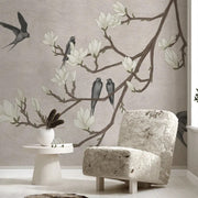 The Land of the Swallows grey Wallpaper Vladila
