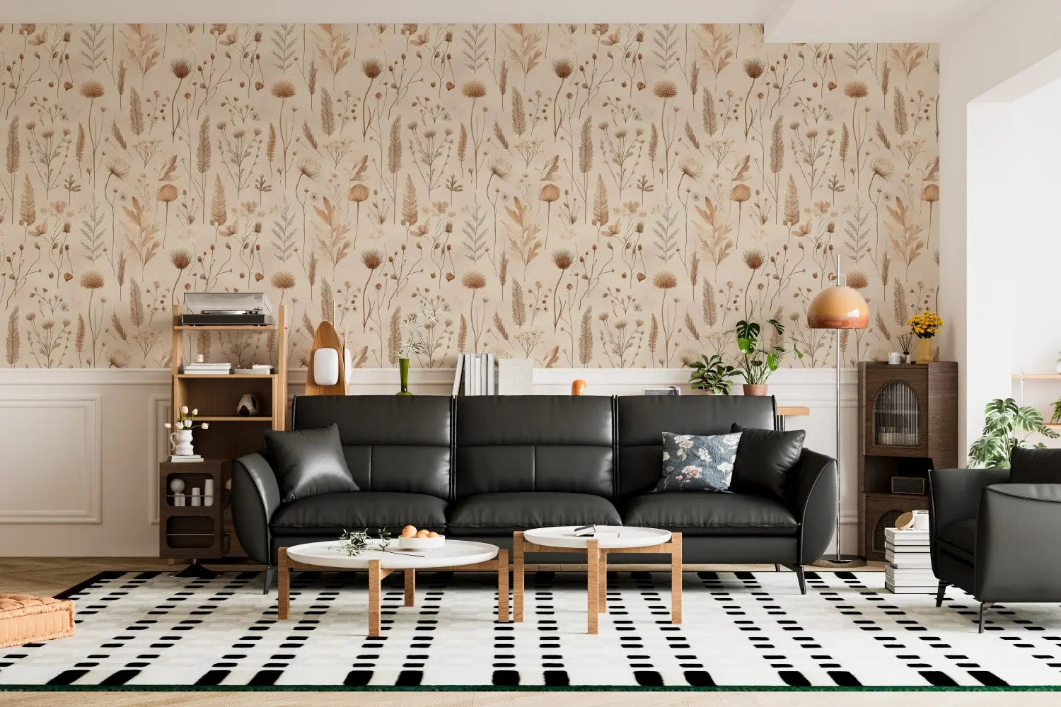 Whispering Meadows Botanical Wallpaper WallCreatives