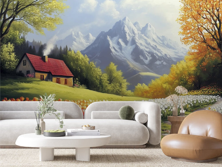 alpine bloom mountain retreat