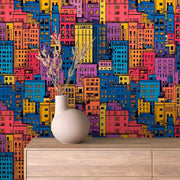 Neon Nights Metropolis - WallCreatives