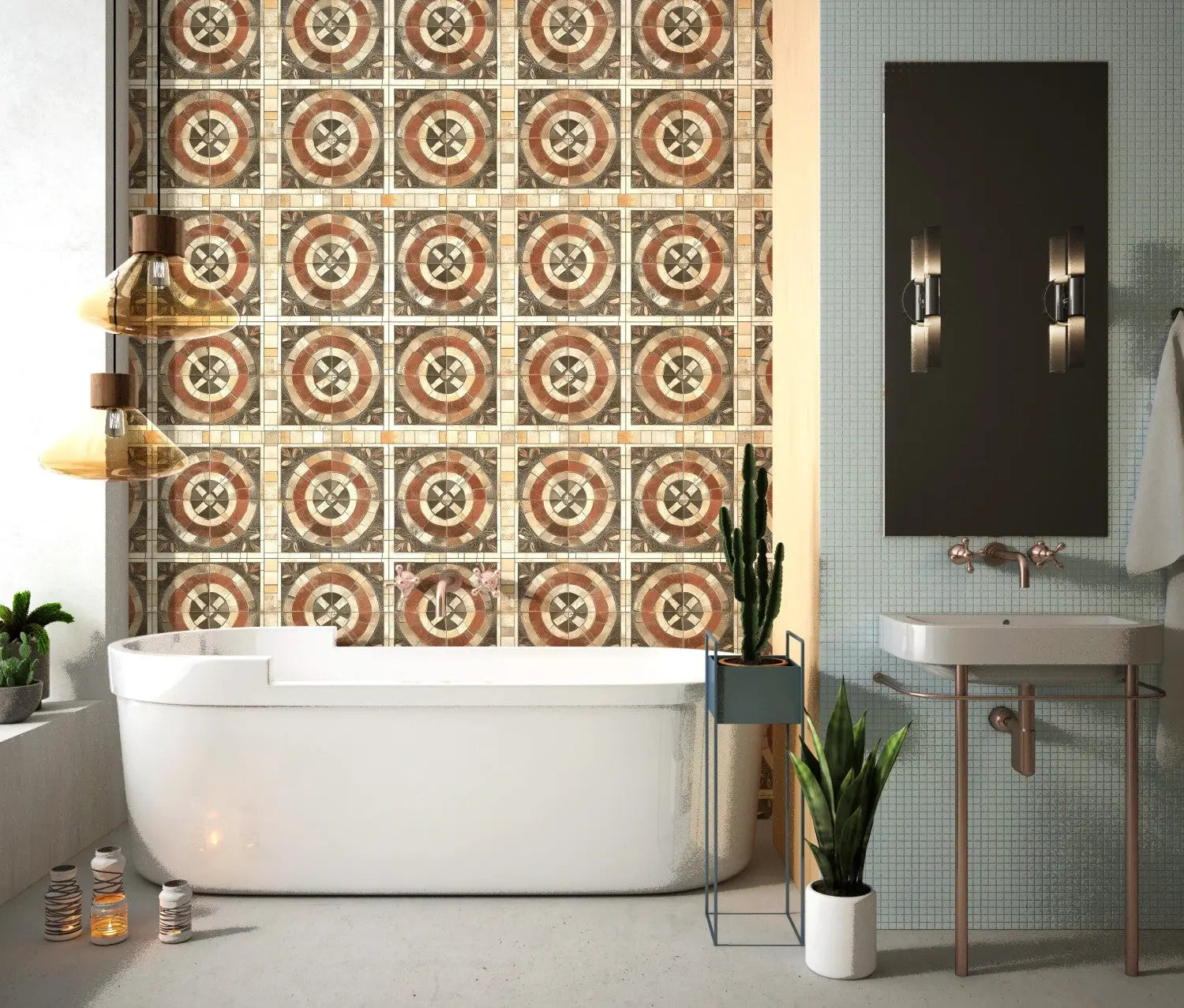 Siena Earthstone Medallion WallCreatives