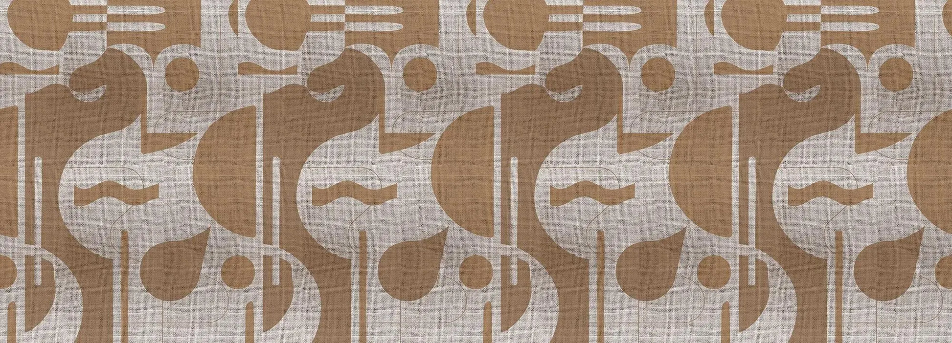 Contours in Bold (cream) Wallpaper Vladila