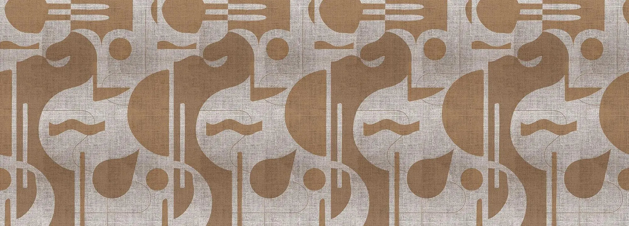 Contours in Bold (cream) Wallpaper Vladila