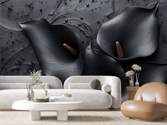 Noir Garden at Dusk - WallCreatives