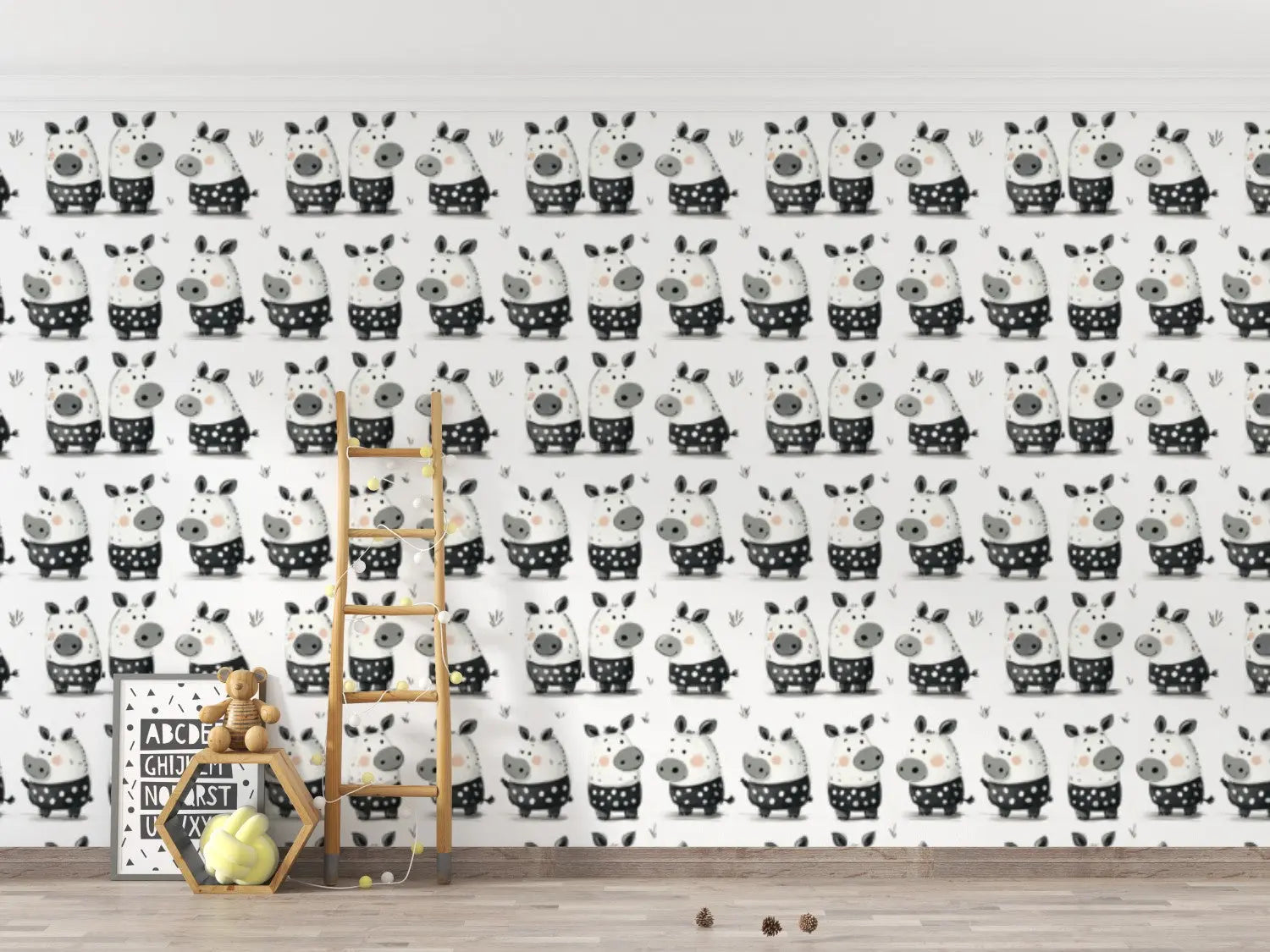 Playful Polka Dot Pals WallCreatives