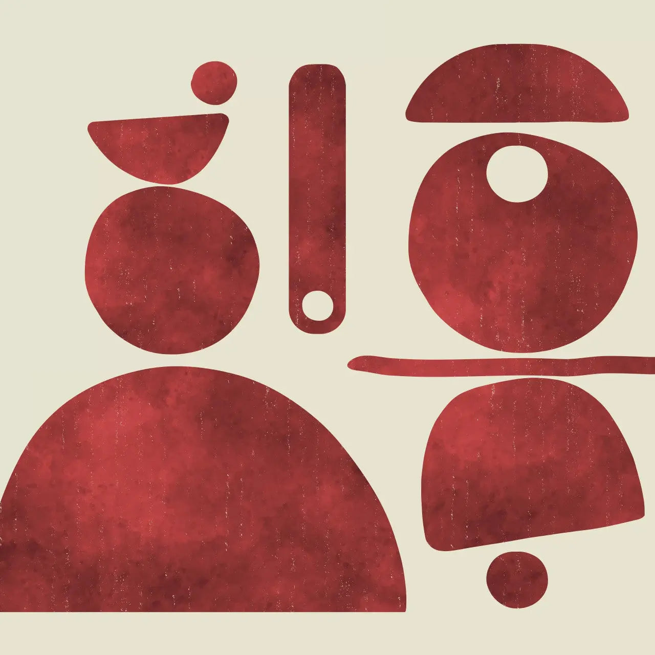 Dayan Drums Watercolor Red Wallpaper Vladila