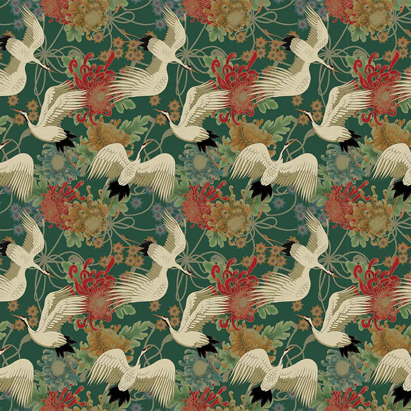 Uchikake (green) Wallpaper Vladila