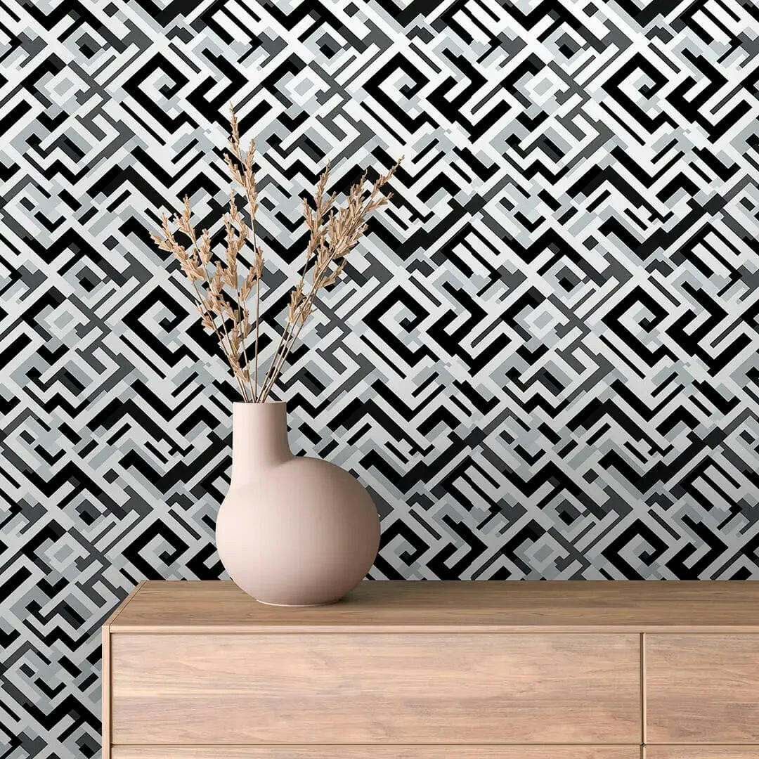 Urban Digital Labyrinth Maze - WallCreatives