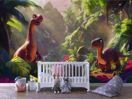 Prehistoric Valley Friends Mural - WallCreatives