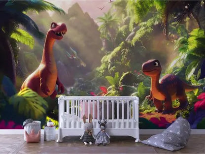 Prehistoric Valley Friends Mural - WallCreatives