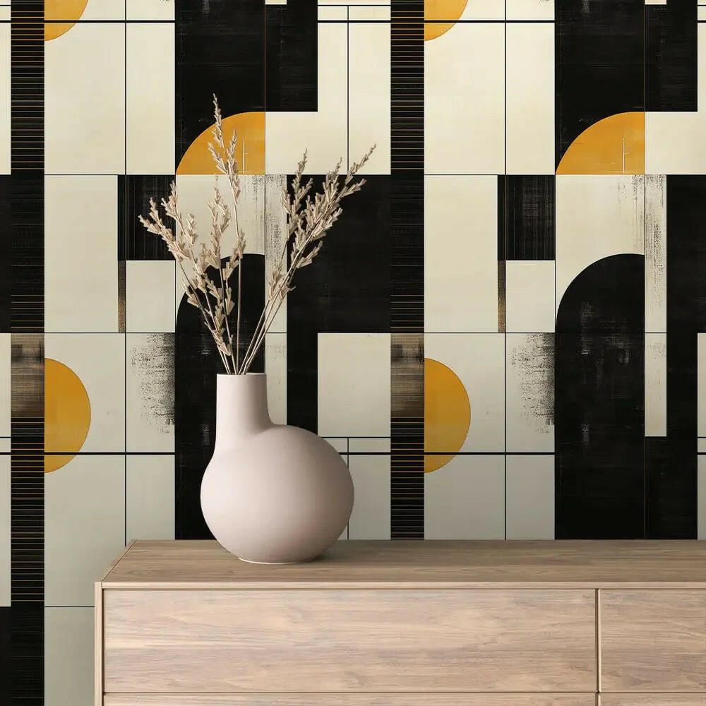 bauhaus grid & golden arc - wallcreatives
