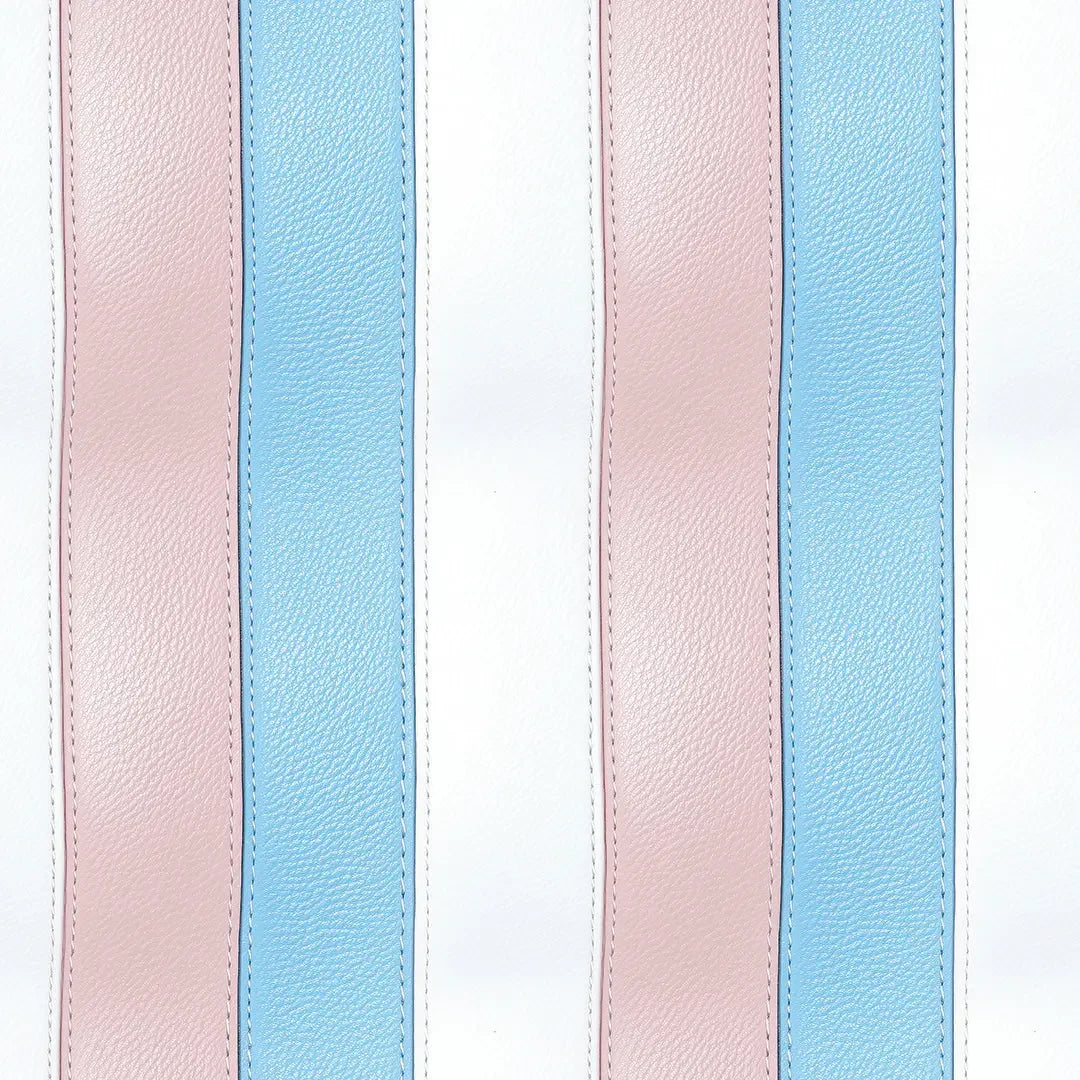 Soft-Hued Tailored Stripes - WallCreatives