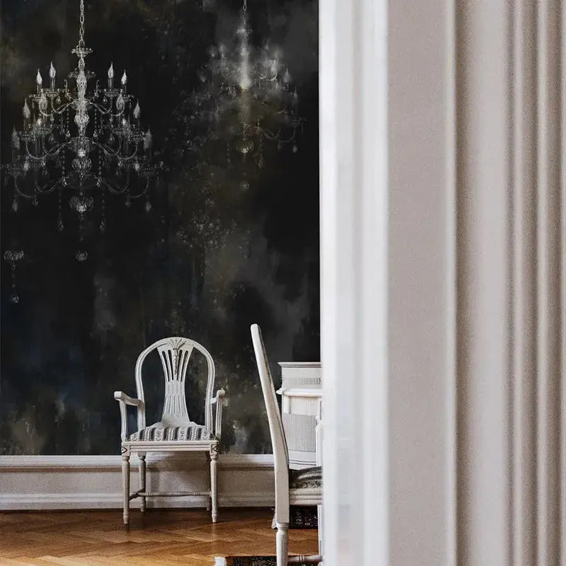 Chandelier Silver Wallpaper Vladila
