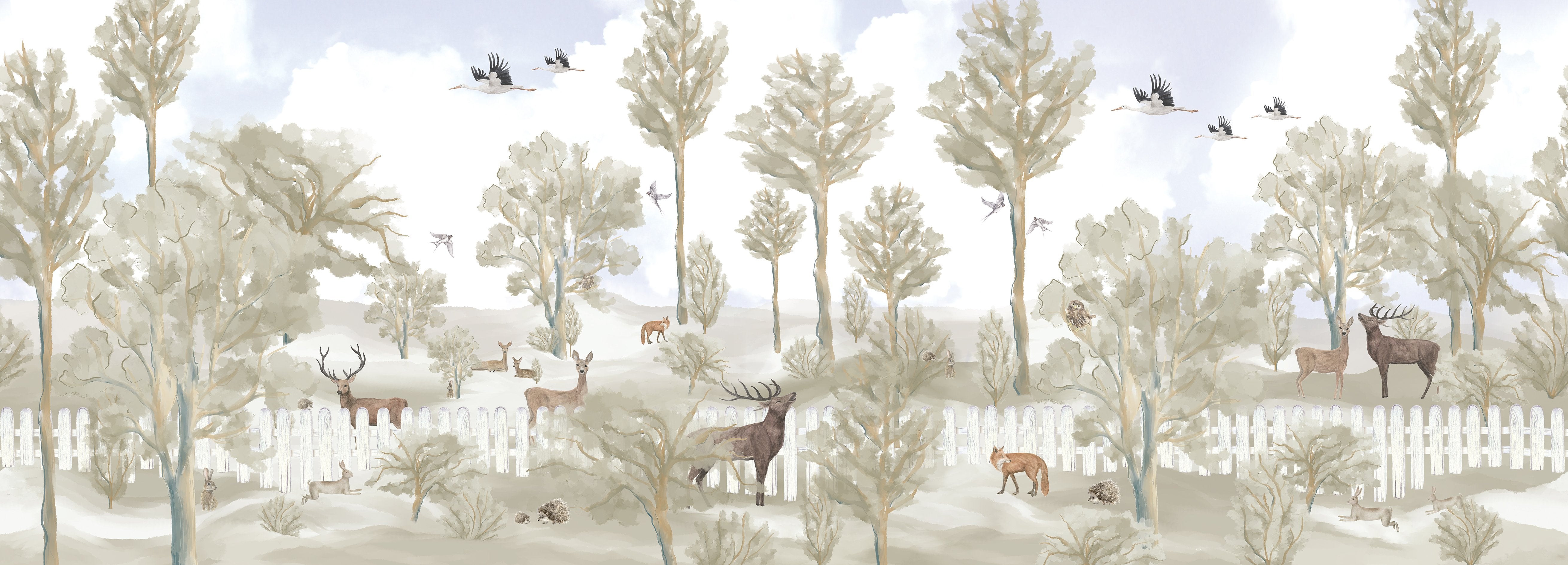 Fawn forest Wallpaper Vladila