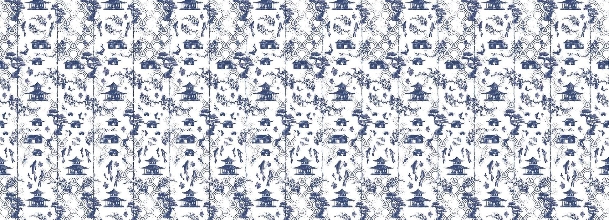 Blue Imari Wallpaper Vladila