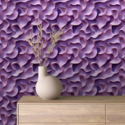 Sculpted Lavender Waves - WallCreatives