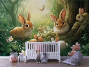 Whispering Woods Bunny Glade - WallCreatives