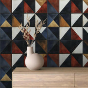 Vanguard Geometric Mosaic Wallpaper - WallCreatives