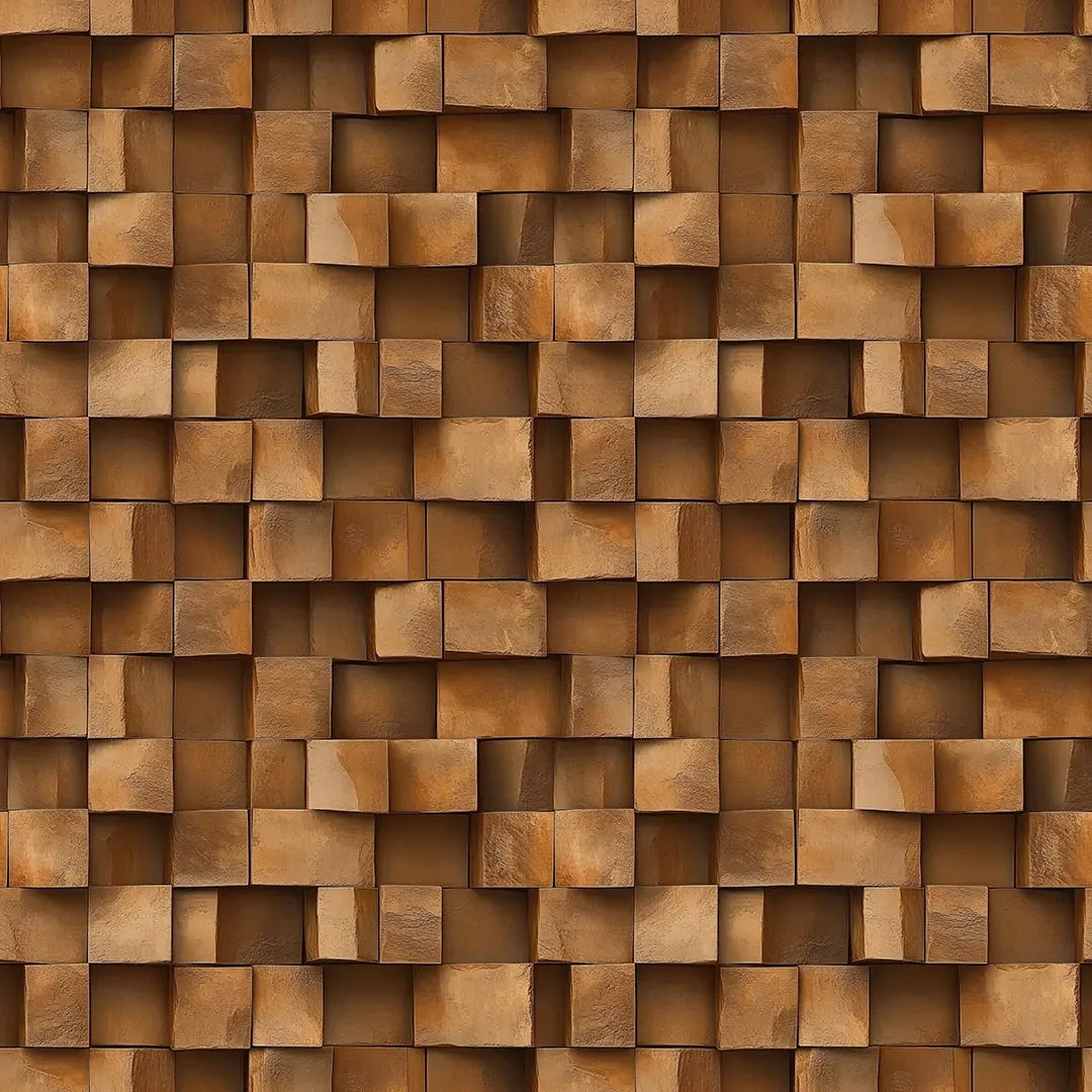 Artisan Wood Block Relief - WallCreatives