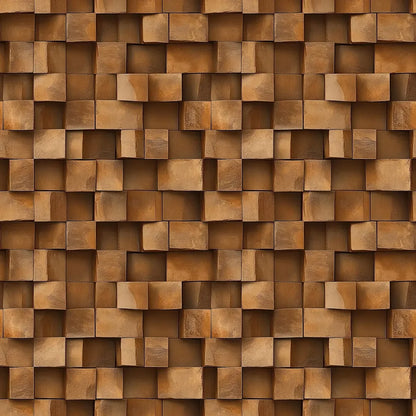 Artisan Wood Block Relief - WallCreatives