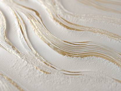 Golden River Flow Wallpaper