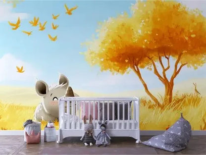Golden Rhino's Daydream - WallCreatives