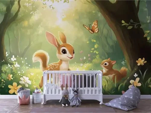 Enchanted Forest Friends' Playdate - WallCreatives