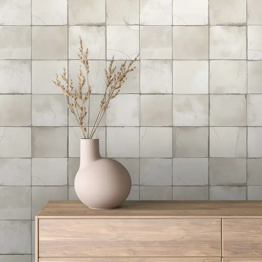 Artisan Plaster Block Wallpaper - WallCreatives