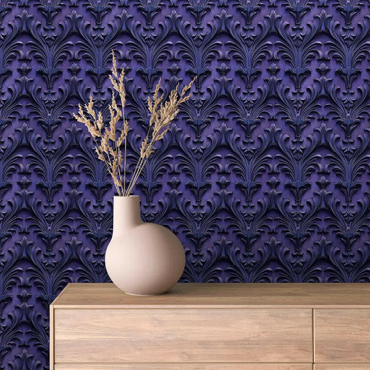 Velvet Nightshade Acanthus - WallCreatives