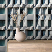 Sculpted Concrete Facade - WallCreatives