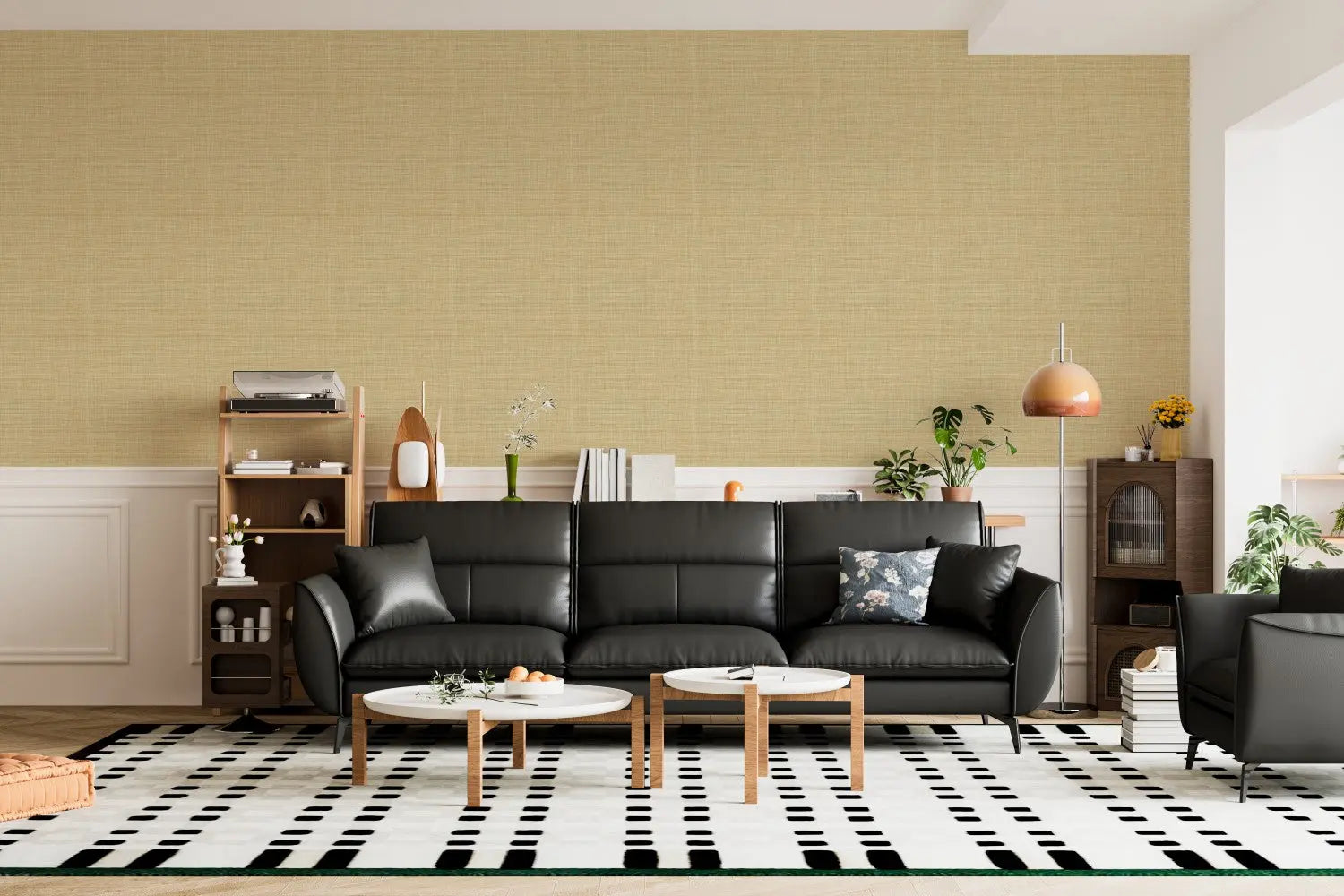 Woven Sunbeam Linen Texture WallCreatives