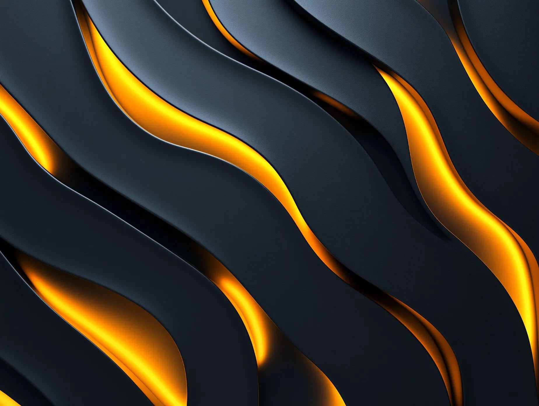 Molten Gold Rift Wallpaper - WallCreatives